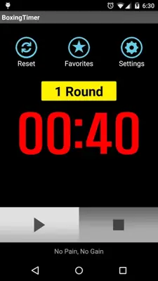 BoxingTimer android App screenshot 14